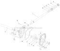 26 Inch Auger Gearcase Diagram and Parts List for 38614 312011920-312999999 - 2012 Toro Snow Blower