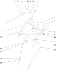 Page K Diagram and Parts List for 38610 240000001-240999999 - 2004 Toro Snow Blower