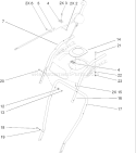 Page K Diagram and Parts List for 38611 240000001-240999999 - 2004 Toro Snow Blower