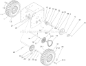 Page E Diagram and Parts List for 38624 290000001-290999999 - 2009 Toro Snow Blower