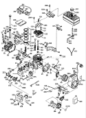 Engine Assembly No. 1 Tecumseh HMSK-80 155672X Diagram and Parts List for 38630 250010001-250999999 - 2005 Toro Snow Blower