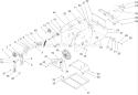 Frame Assembly Diagram and Parts List for 38630 250010001-250999999 - 2005 Toro Snow Blower