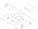 Chain Drive Assembly Diagram and Parts List for 38630 250010001-250999999 - 2005 Toro Snow Blower