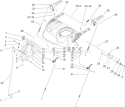Control Panel Assembly Diagram and Parts List for 38630 260000001-260999999 - 2006 Toro Snow Blower