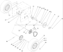 Chain Drive Assembly Diagram and Parts List for 38635 260000001-260999999 - 2006 Toro Snow Blower