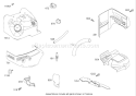 Shroud Assembly Diagram and Parts List for 38639C 280000001-280999999 - 2008 Toro Snow Blower