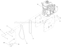 Engine Assembly Diagram and Parts List for 38639 280000001-280999999 - 2008 Toro Snow Blower