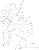 Headlamp Assembly Diagram and Parts List for 38639 310000001-310999999 - 2010 Toro Snow Blower