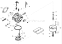 Carburetor Assembly No. 640349 Diagram and Parts List for 38630 260000001-260999999 - 2006 Toro Snow Blower