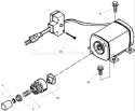 Electric Starter Diagram and Parts List for 38641 250000001-250999999 - 2005 Toro Snow Blower