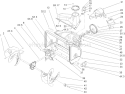 Auger and Housing Assembly Diagram and Parts List for 38641 250000001-250999999 - 2005 Toro Snow Blower