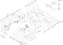 Frame Assembly Diagram and Parts List for 38632 240000001-240999999 - 2004 Toro Snow Blower