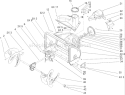 Auger and Housing Assembly Diagram and Parts List for 38635 240000001-240999999 - 2004 Toro Snow Blower