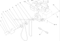 Engine Assembly Diagram and Parts List for 38640 250010001-250999999 - 2005 Toro Snow Blower