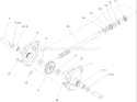 28 In. Auger Gearcase Diagram and Parts List for 38640 250010001-250999999 - 2005 Toro Snow Blower