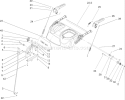 Page J Diagram and Parts List for 38611 240000001-240999999 - 2004 Toro Snow Blower