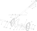 28 In. Auger Gearcase Diagram and Parts List for 38639 310000001-310999999 - 2010 Toro Snow Blower