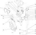 Chute Assembly Diagram and Parts List for 38650 280000001-280999999 - 2008 Toro Snow Blower