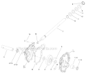 28 Inch Auger Gearcase Diagram and Parts List for 38660 313000001-313999999 - 2013 Toro Snow Blower