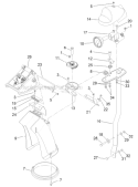 Chute Diagram and Parts List for 38661 312000001-312999999 - 2012 Toro Snow Blower