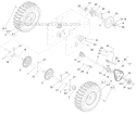 Wheel Clutch Diagram and Parts List for 38661 312000001-312999999 - 2012 Toro Snow Blower