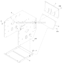 Traction Frame Diagram and Parts List for 38661 312000001-312999999 - 2012 Toro Snow Blower