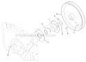 Impeller Diagram and Parts List for 38661 312000001-312999999 - 2012 Toro Snow Blower