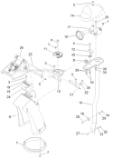 Chute Diagram and Parts List for 38663 312000001-312999999 - 2012 Toro Snow Blower