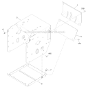 Traction Frame Diagram and Parts List for 38663 312000001-312999999 - 2012 Toro Snow Blower