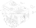 Engine Decal Diagram and Parts List for 38664 313000001-313999999 - 2013 Toro Snow Blower