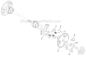 Wheel Clutch Sprocket Diagram and Parts List for 38664 313000001-313999999 - 2013 Toro Snow Blower