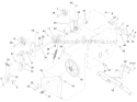 Idler and Linkage Diagram and Parts List for 38664 313000001-313999999 - 2013 Toro Snow Blower