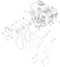 Part Location Diagram of 121-6617 Toro Pulley-Traction