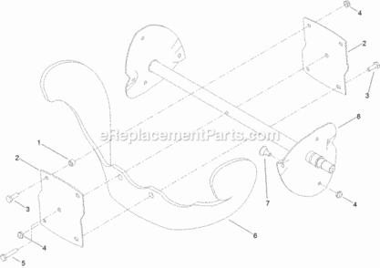 Rotor_Assembly Diagram and Parts List for 38741 315000001 - 315999999 Toro Snow Blower