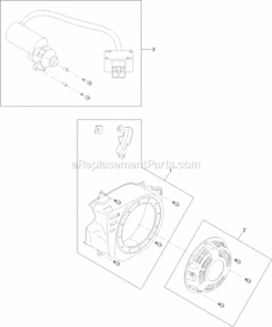 Part Location Diagram of 127-9012 Toro Blower Shroud Kit
