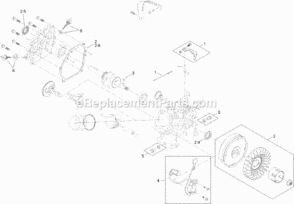 Engine_Assembly_No_2 Diagram and Parts List for 38743 315000001 - 315999999 Toro Snow Blower