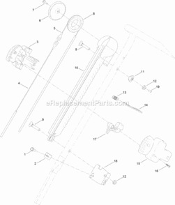 Part Location Diagram of 125-7943 Toro Cap-Thread, Screw