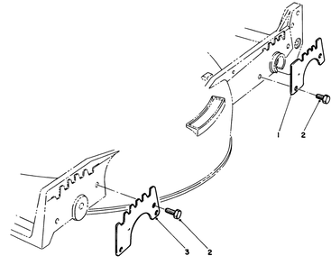 Wear Plate Kit No. 49-4080 (Optional) Diagram and Parts List for 20611 9000001 - 9999999 Toro Lawn Mower