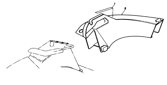 Side Discharge Chute Model No. 59168 (Optional) Diagram and Parts List for 20624 8000001 - 8999999 Toro Lawn Mower