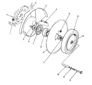 Edger Kit No. 59125 (Optional) Diagram and Parts List for 16780 4000001 - 4999999 Toro Lawn Mower