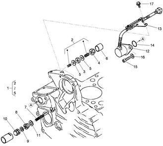 Idle Apparatus And Stop Solenoid Assembly Diagram and Parts List for 74264TE (310000001-310999999)(2010) Toro Lawn Mower