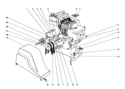Engine Assembly (Model No. 31625) Diagram and Parts List for 31625 6000001 - 6999999 Toro Snow Blower