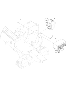 Stake Manifold And Wrench Manifold Assembly Diagram and Parts List for 23803 400000000 - 999999999 Toro Lawn Tractor Accessories