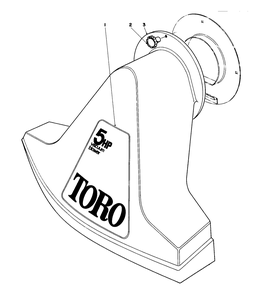 Snout Assembly (Models 62912 & 62923) Diagram and Parts List for 62923 6000001 - 6999999 Toro Leaf Blower / Vacuum