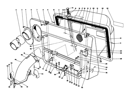 Easy-Empty Grass Catcher Model 59111 (Optional) Diagram and Parts List for 56150 9000001 - 9999999 Toro Lawn Tractor