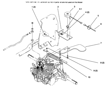 Cruise Control Diagram and Parts List for 72085 6900001 - 6999999 Toro Lawn Tractor