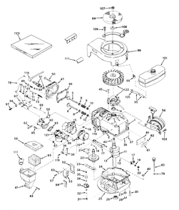 Engine Model No. Lav 35-40535j (Used On Model Nos. 19500 And 19367) Engine Model No. Lav 35-40533j (Used On Model No. 20600) Diagram and Parts List for 18400 1000001 - 1999999 Toro Lawn Mower