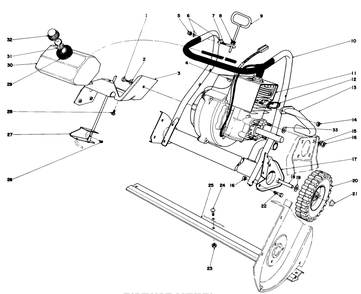 Engine Assembly Diagram and Parts List for 31506 7000001 - 7999999 Toro Snow Blower