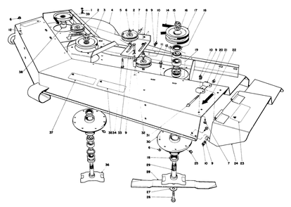 Part Location Diagram of 214890 Toro V-Belt