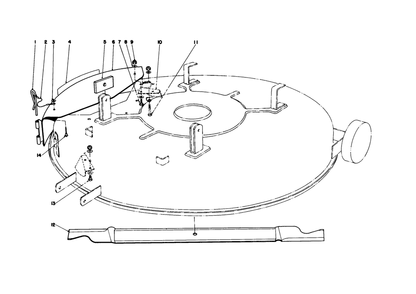 Mulcher Kit Model 59155 (Optional) Diagram and Parts List for 56150 9000001 - 9999999 Toro Lawn Tractor